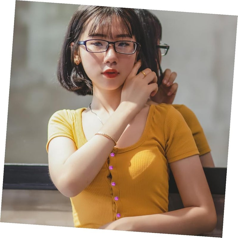 Angoily 10pcs Round Pearl Sewing Buttons DIY Shirt Fastener For Sweater Cheongsam Skirt Craft Repairs - Image 5